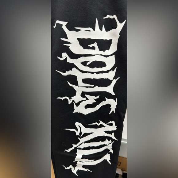 ✨🆕 Dolls Kill Logo HTF Rare Angel Wings Sweatpants — Large - Picture 4 of 5